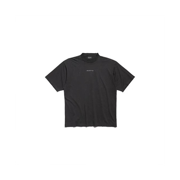 발렌시아가 미디엄 핏 백로고 반팔티 S-XL-레플리카 사이트 쇼핑몰 RSMALL